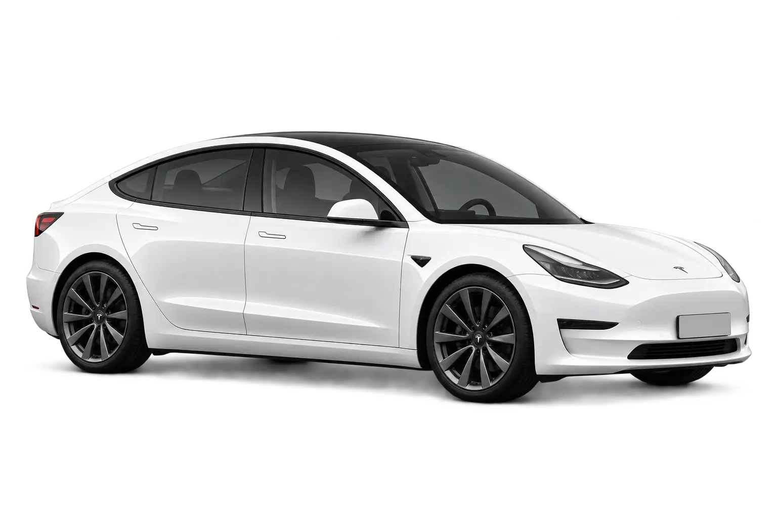 Illustrasjon av Tesla Model 3